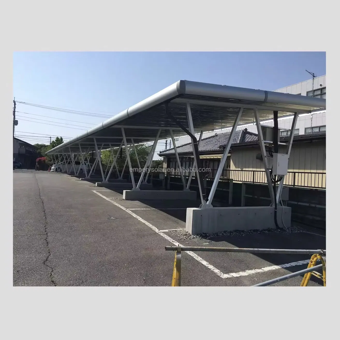 Newest Durable Safety Waterproof Aluminum and Stainless Steel Solar Carport Mounting