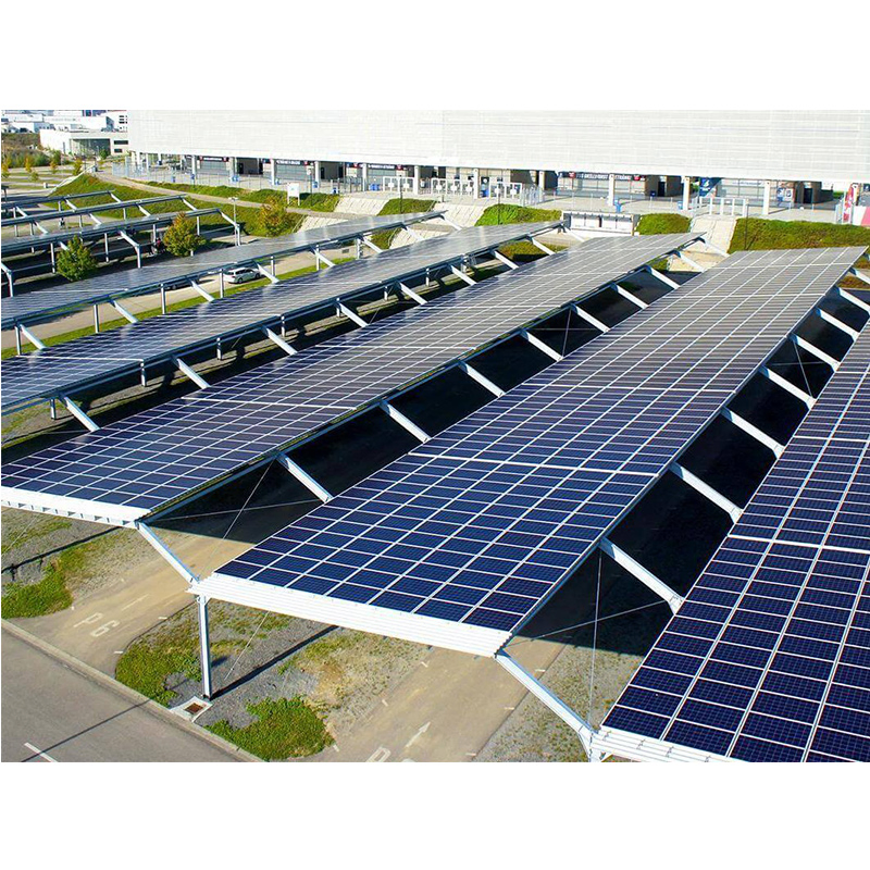 Solar Panel Carport Steel Structure Carport Mounting