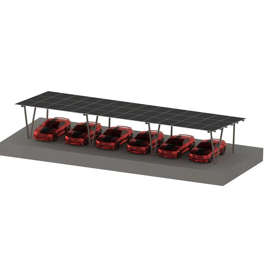 Solar Panel Mounting System Multiple Parking Spaces Structure Solar Carport Mount