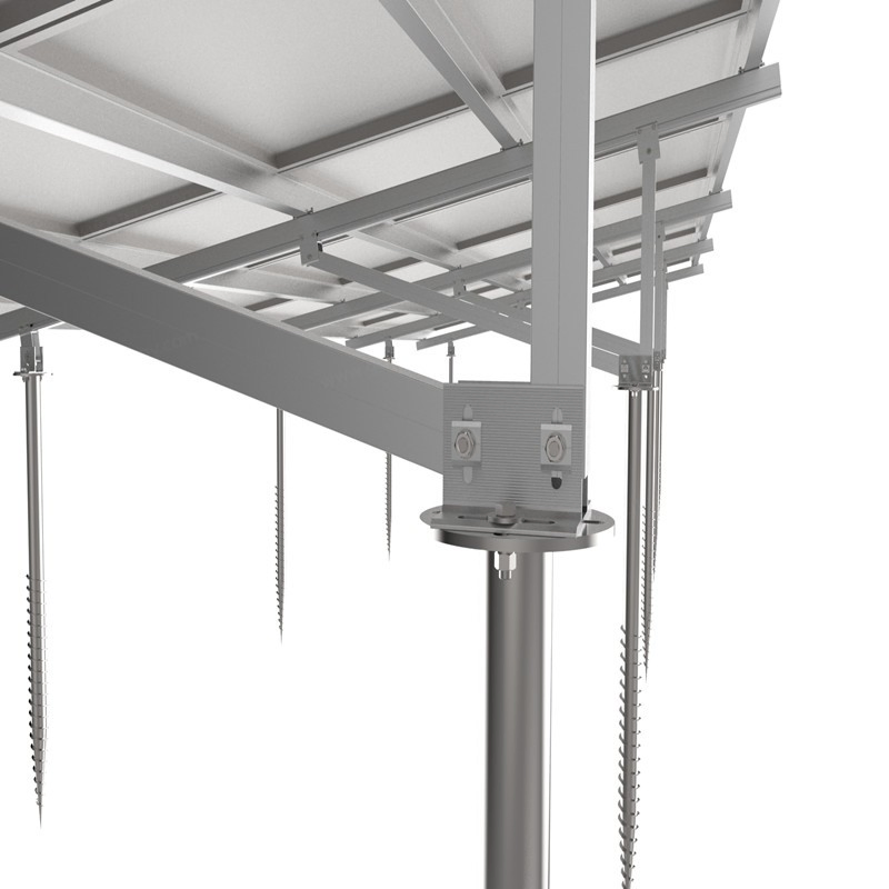 Durable Anodized Solar Panel Ground Mount for Any Climate