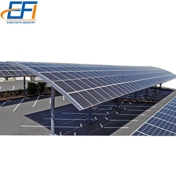 Solar Carport Racking Structure Solar Panel Carport Kit Mounting for Parking