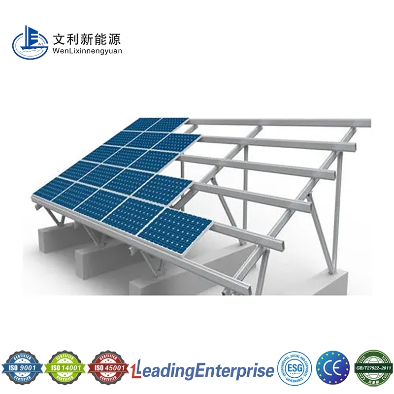 Heavy-Duty Solar Ground Mount Made From High Strength Carbon Steel