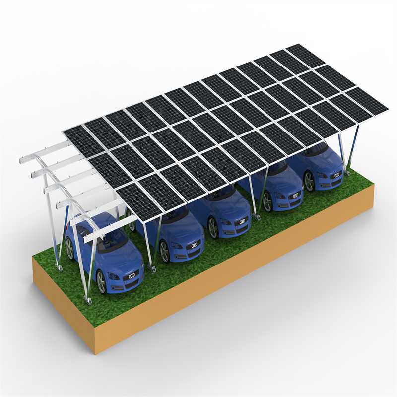 Durable Aluminum Solar Panel Carport Mounting System for Weatherproof Protection