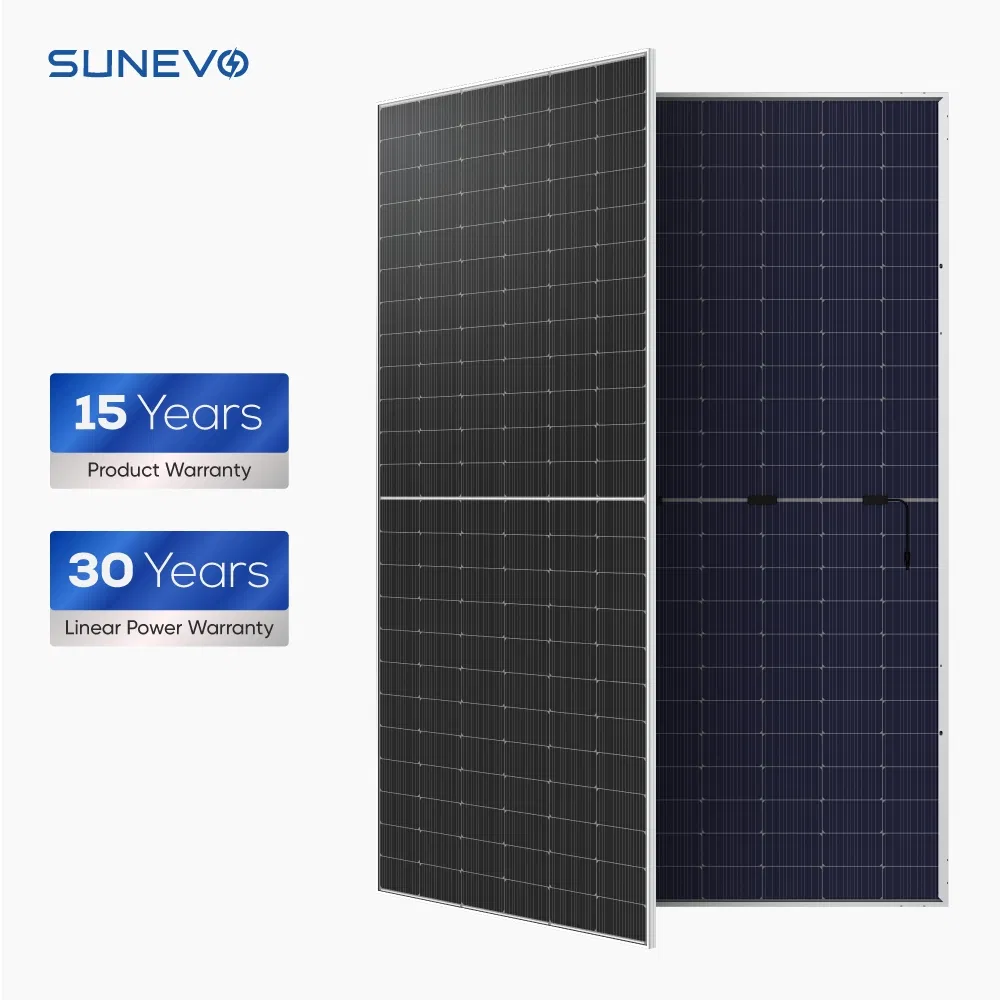 Sunevo Top 10 Powerful Compact PV Solar Panels 625W 630W 635W Bifacial Double Glass PV Module