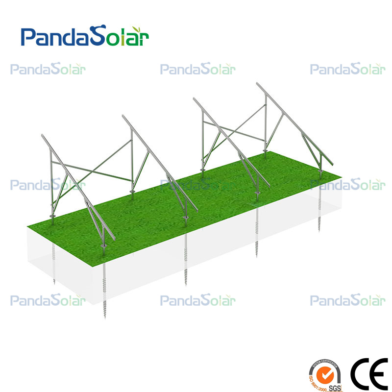 HDG U Profiled Construction System for Ground Solar PV Plant Mounting