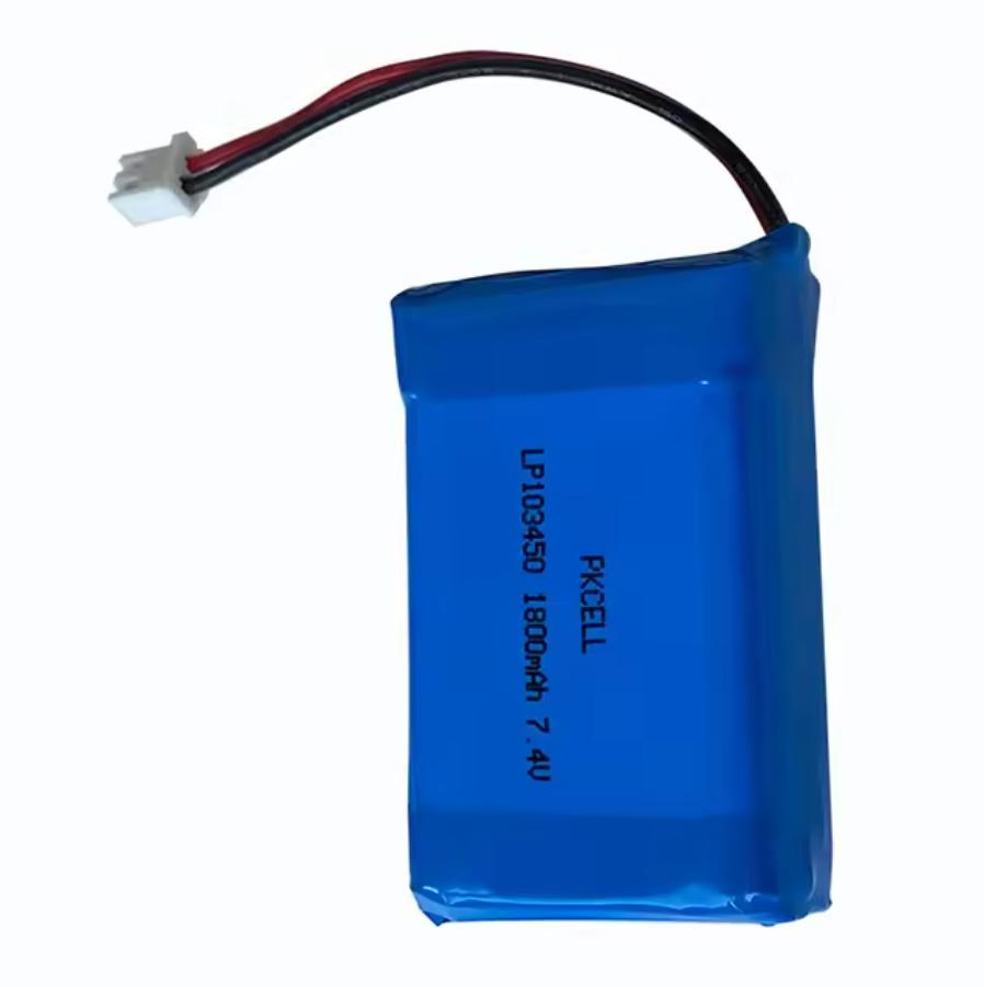 Hot Selling Lp103450 7.4V 1800mAh Rechargeable Polymer Best Quality Lithium Battery Pack