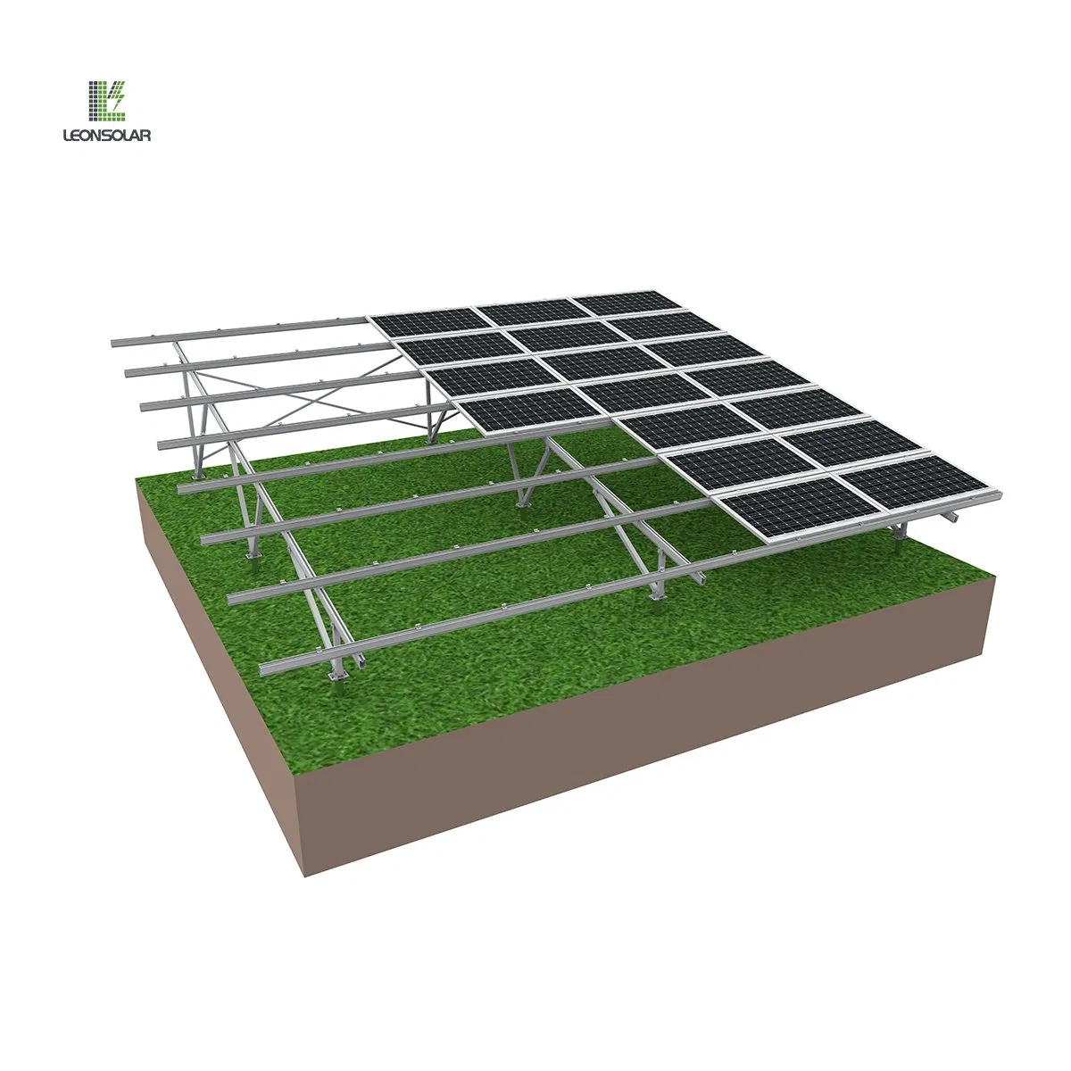 Commercial-Grade Solar Ground Mount-Universal Compatibility for Large-Scale PV Farms