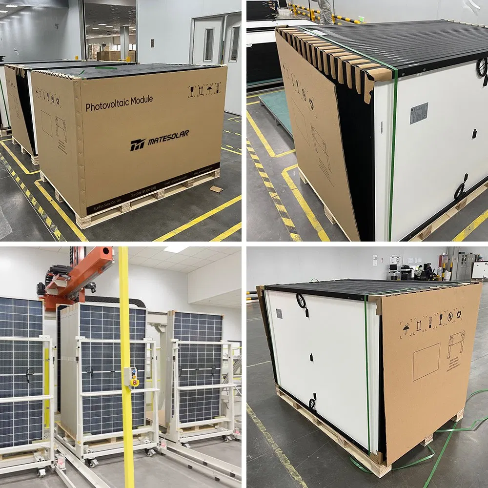 Mate Hot Sale Solar Panel 715W 720W 725W 730W N Type HJT Bifacial Double Glass Solar Module