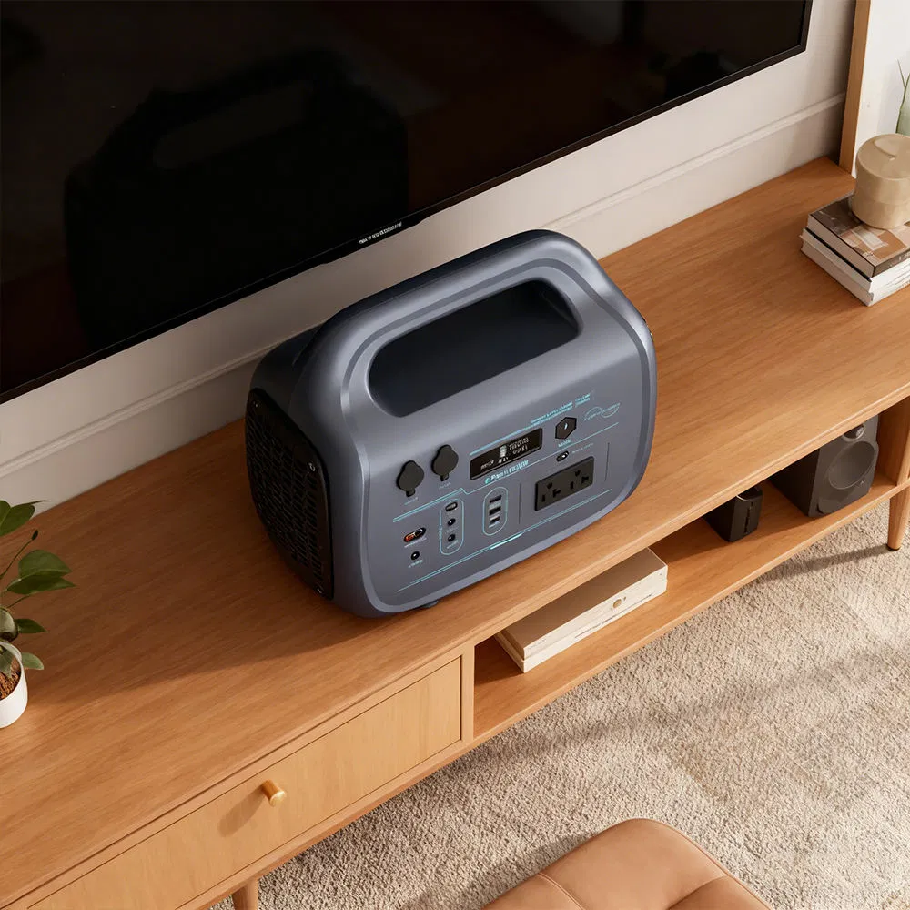 Factory-Customized 1000W Outdoor Camping Home with 1075wh LiFePO4 Battery, AC/DC, USB, and Automotive Pure Sine Wave Charging Portable Power Station