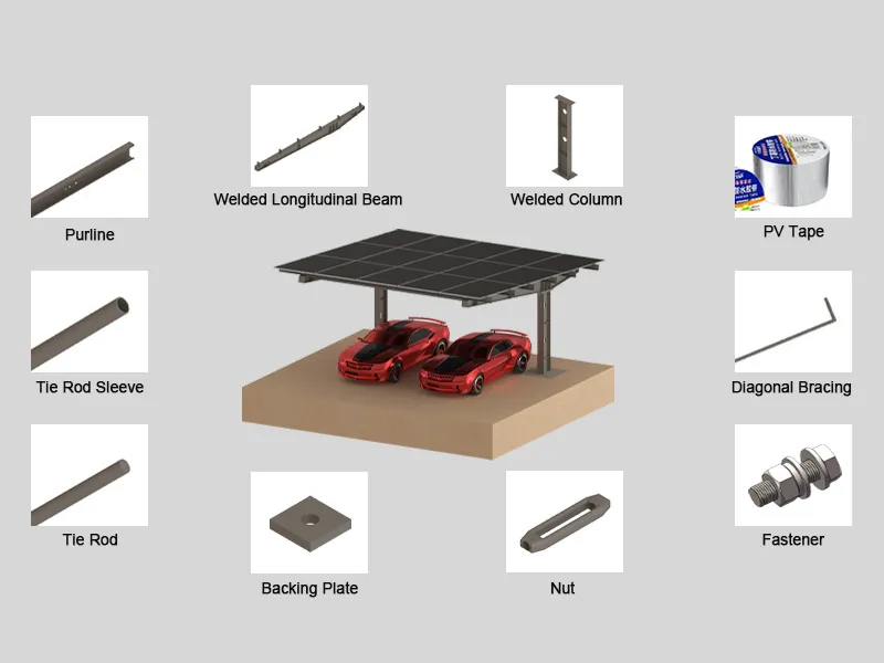Solar Carport Side View