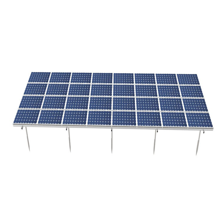 Durable Anodized Solar Panel Ground Mount for Any Climate