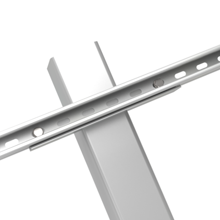 Adjustable Single-Column Solar Panel Support Galvanized Steel Ground Mounting