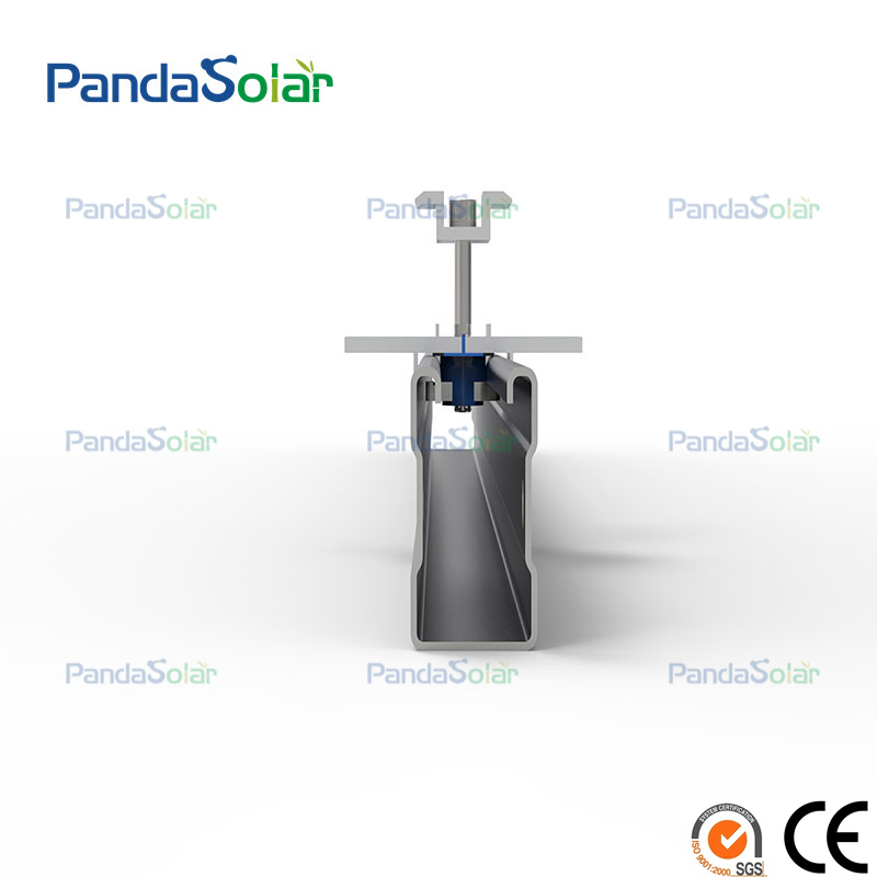 HDG U Profiled Construction System for Ground Solar PV Plant Mounting