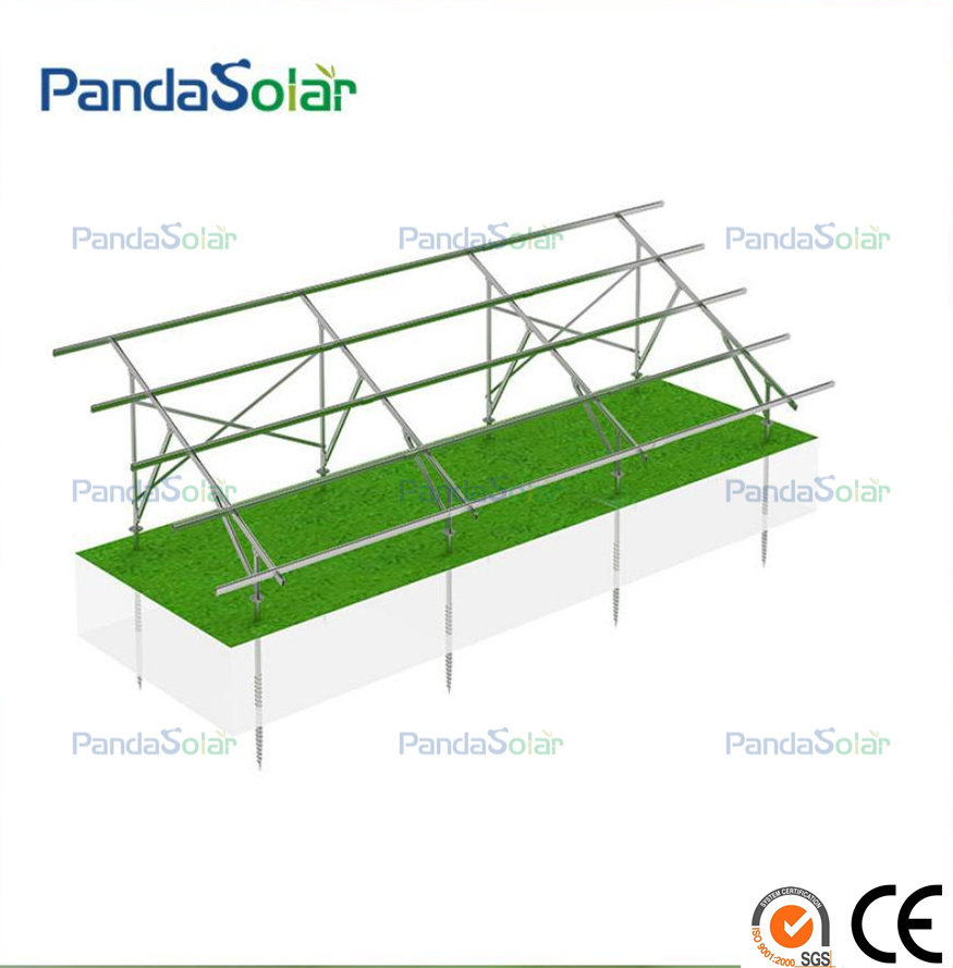 HDG U Profiled Construction System for Ground Solar PV Plant Mounting