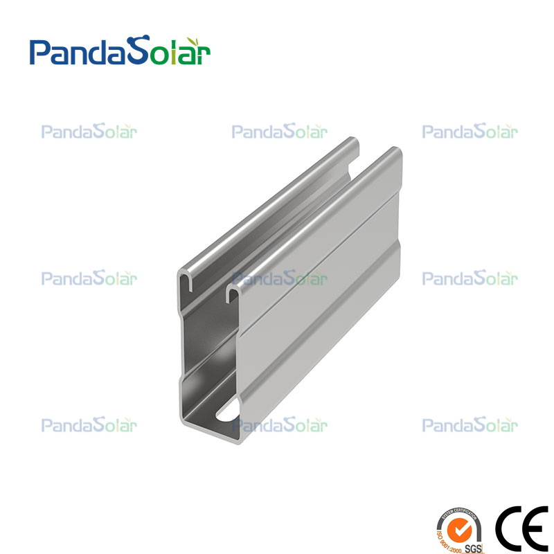 HDG U Profiled Construction System for Ground Solar PV Plant Mounting