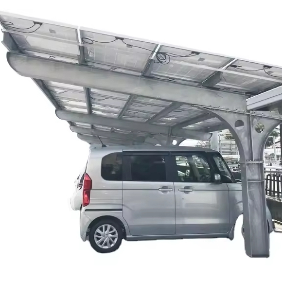 High Quality Grade Solar Panel Carport System Aluminum Alloy Structural Mounting for Car Parking