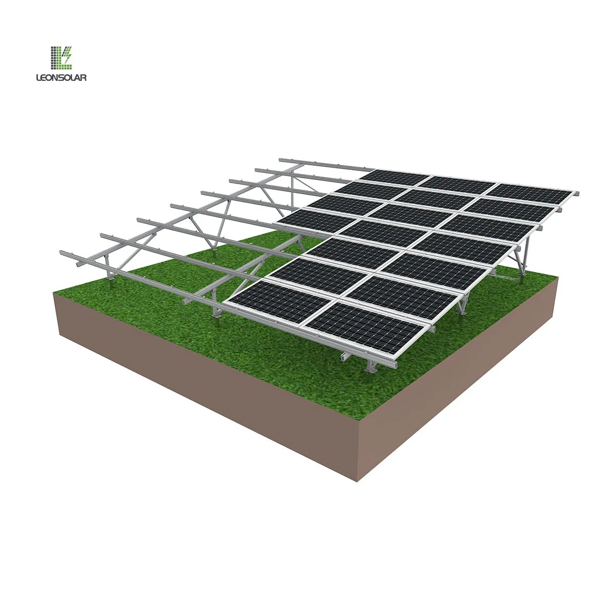 Commercial-Grade Solar Ground Mount-Universal Compatibility for Large-Scale PV Farms