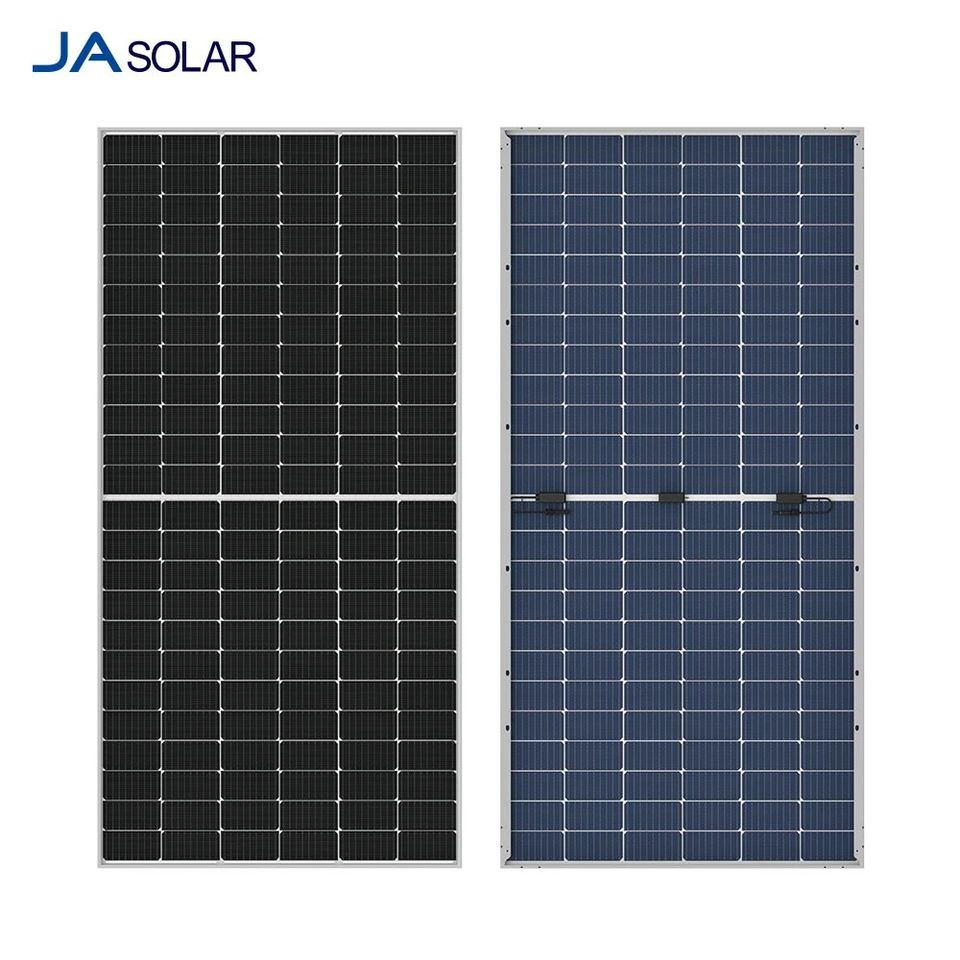 Ja 580W 600W 620W Half Cell Wholesale Poly PV Fold Flexible Black Monocrystalline Polycrystalline Photovoltaic Module Mono Solar Energy Sun Power Panel