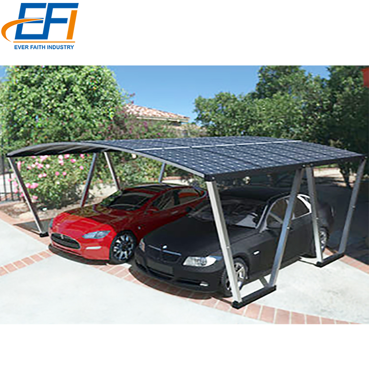 Residential Solar Carport Brackets Metal Carport Structures Solar Mounting for Parking