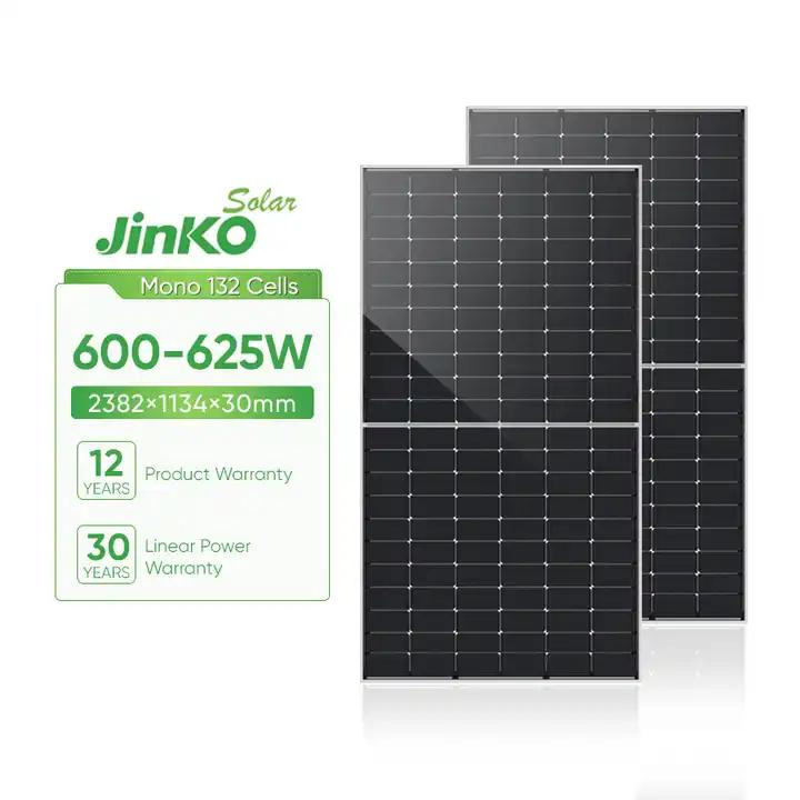 Jinko Tiger Neo N-Type 66hl4m-Bdv 600-625 Watt Bifacial Module with Dual Glass 600W 605W 610W 615W 620W 625W Solar Panels