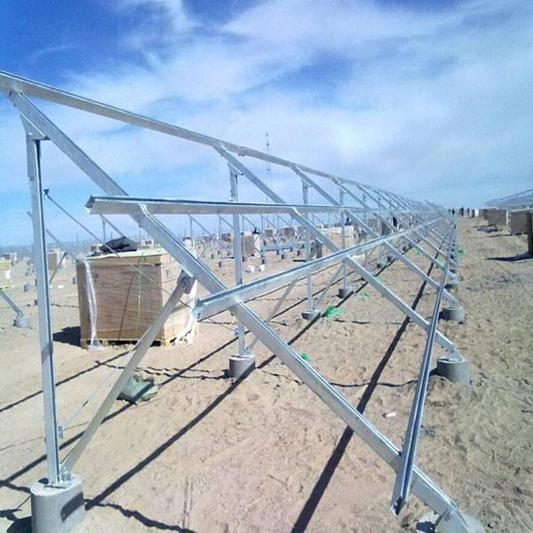 C-Steel Ground Mount Solar Racking System Ground PV Module Support Mounting Structure