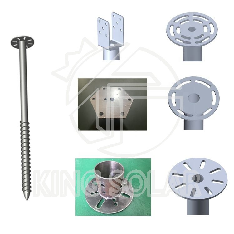Efficient Ground Screw Pile Solar Mounting Solution