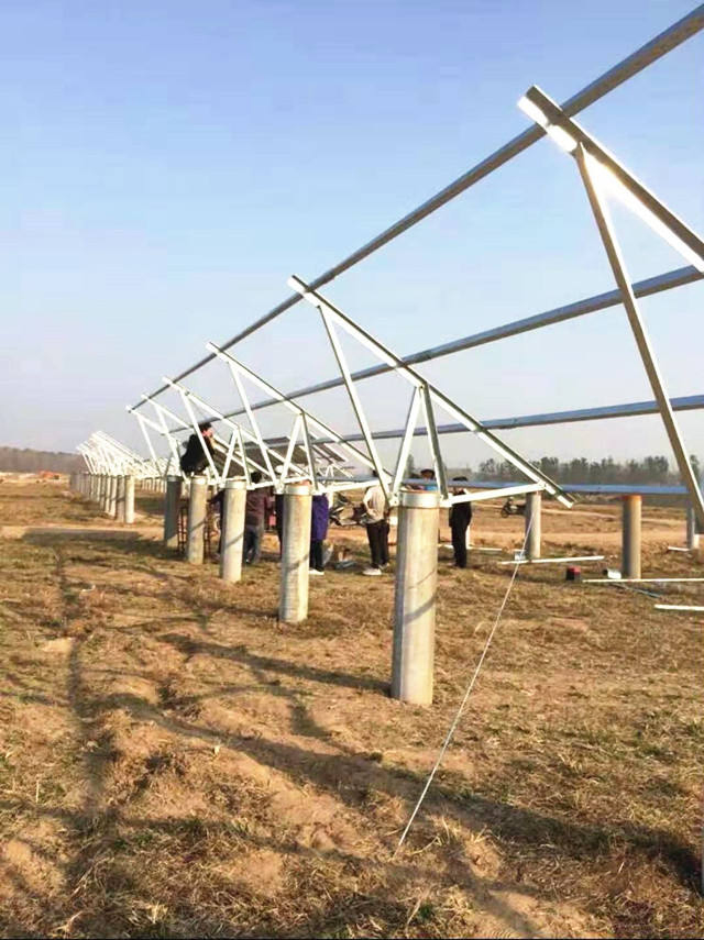 Commercial 1 MW Ground Mounting Photovoltaic Solar Power Plant Kit