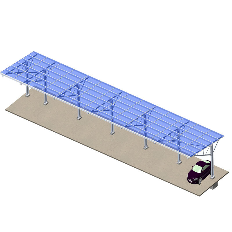Durable Aluminum Carport Solar Panel Mounting Solution for Homes