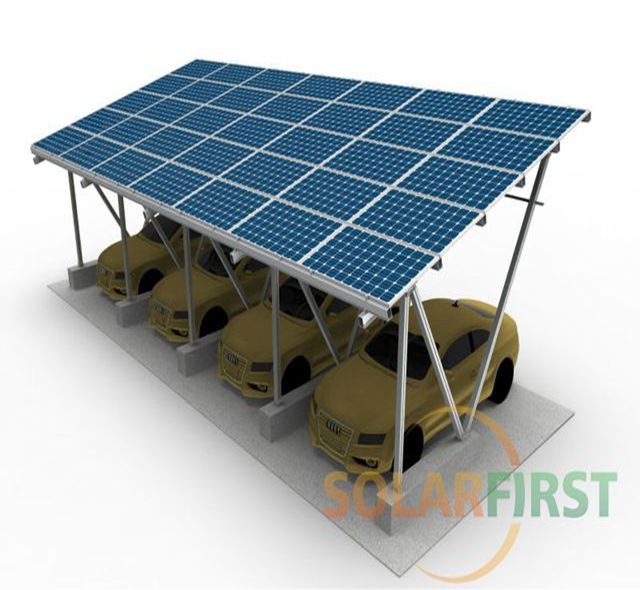 High Quality Carports Ballasted Ground Mounting for Solar Panel