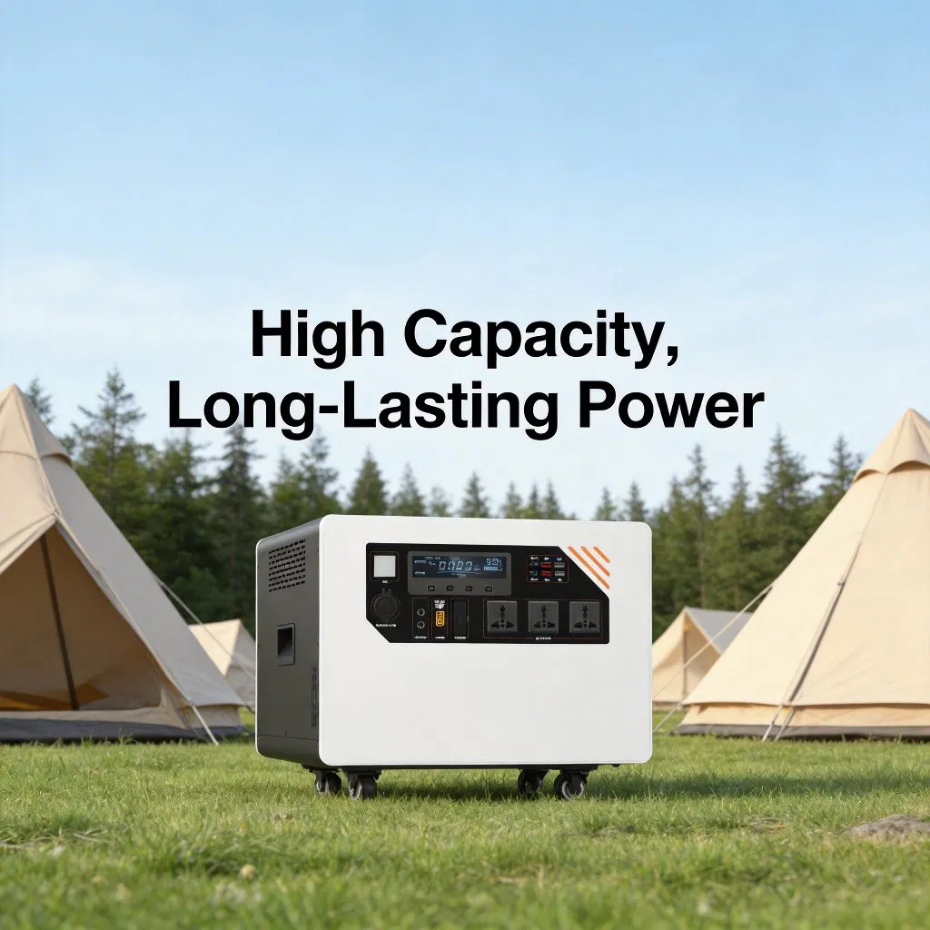 OEM ODM Outdoor Fast Charging Portable Power Station 2500W Emergency Solar Power Generator Battery Power Electric Power Station