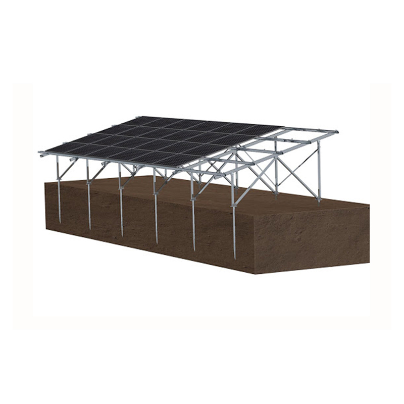 Ground Solar Mounting PV Racking Solar Pile Mount Structure System