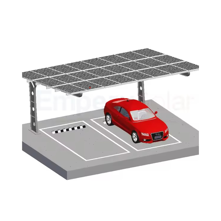 Newest Durable Safety Waterproof Aluminum and Stainless Steel Solar Carport Mounting