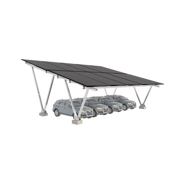 High Cost Efficient Aluminum Solar Carport System Mounting