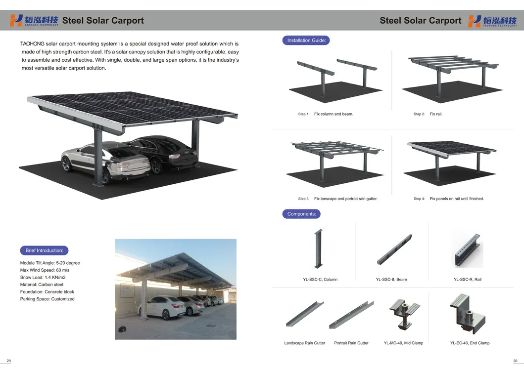 Steel Solar Carport