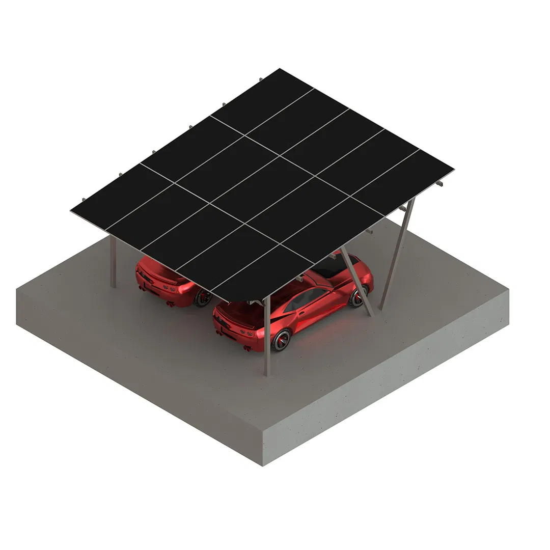 Solar Panel Mounting System Multiple Parking Spaces Structure Solar Carport Mount