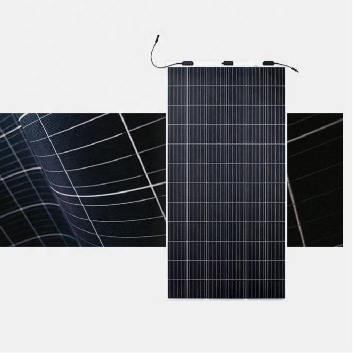 Bifacial Dual Glass Solar Module 375W Cells 19.1% Bifacial Rate Mono Perc PV Panel for Carport Canopy Agro-Photovoltaic Power Station Solar Farm Module