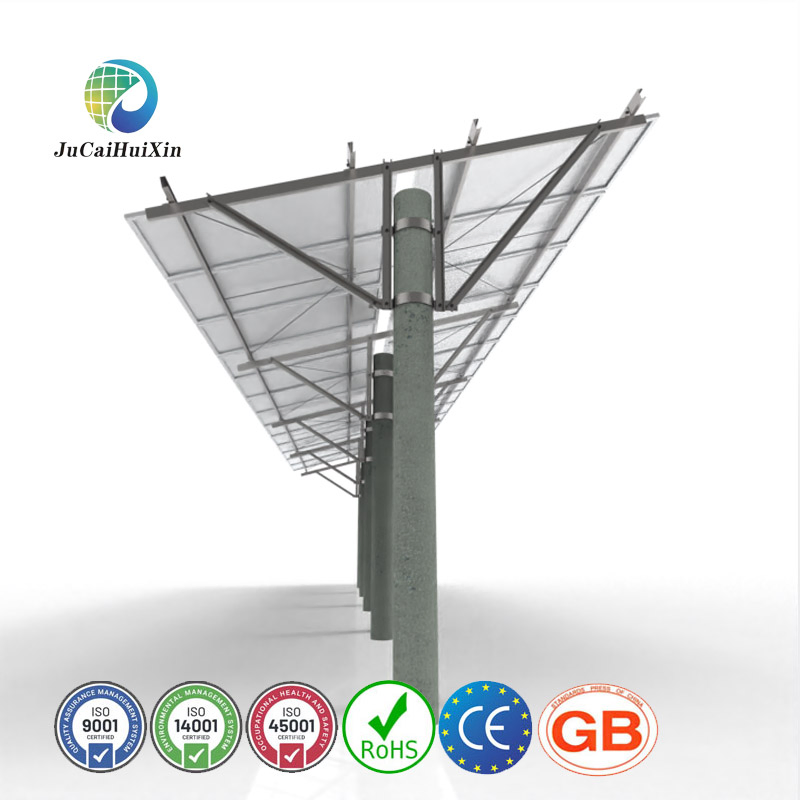 Cement Foundation Hot-DIP Galvanized Steel Ground Mounts for Solar Panels