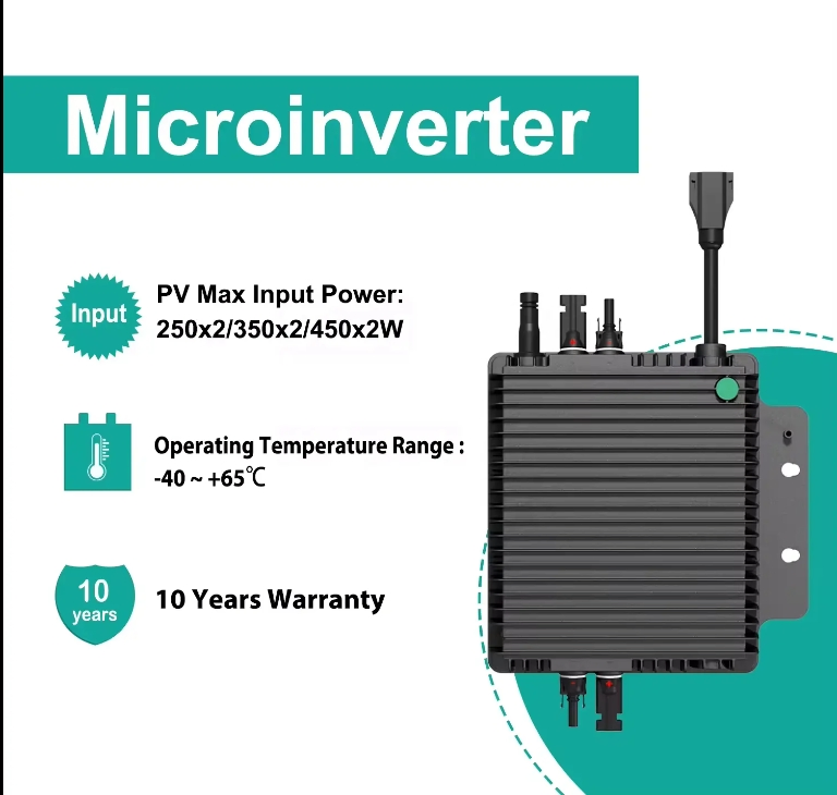 Lefu 600W 700W 800W IP67 Grid Tie Micro Inverter for Solar Energy Storage