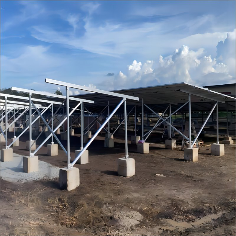 Solar Mount Cement Infrastructure Aluminum Ground Photovoltaic Solar Module System