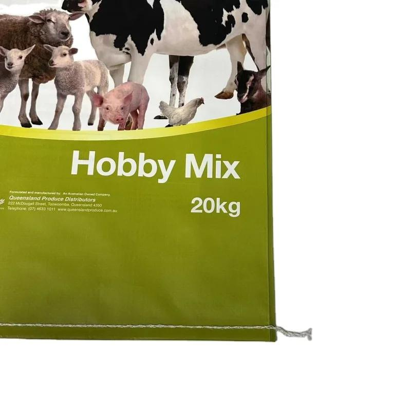 20kg Recyclable Polypropylene Plastic Package for Animal Feed Hot Sale