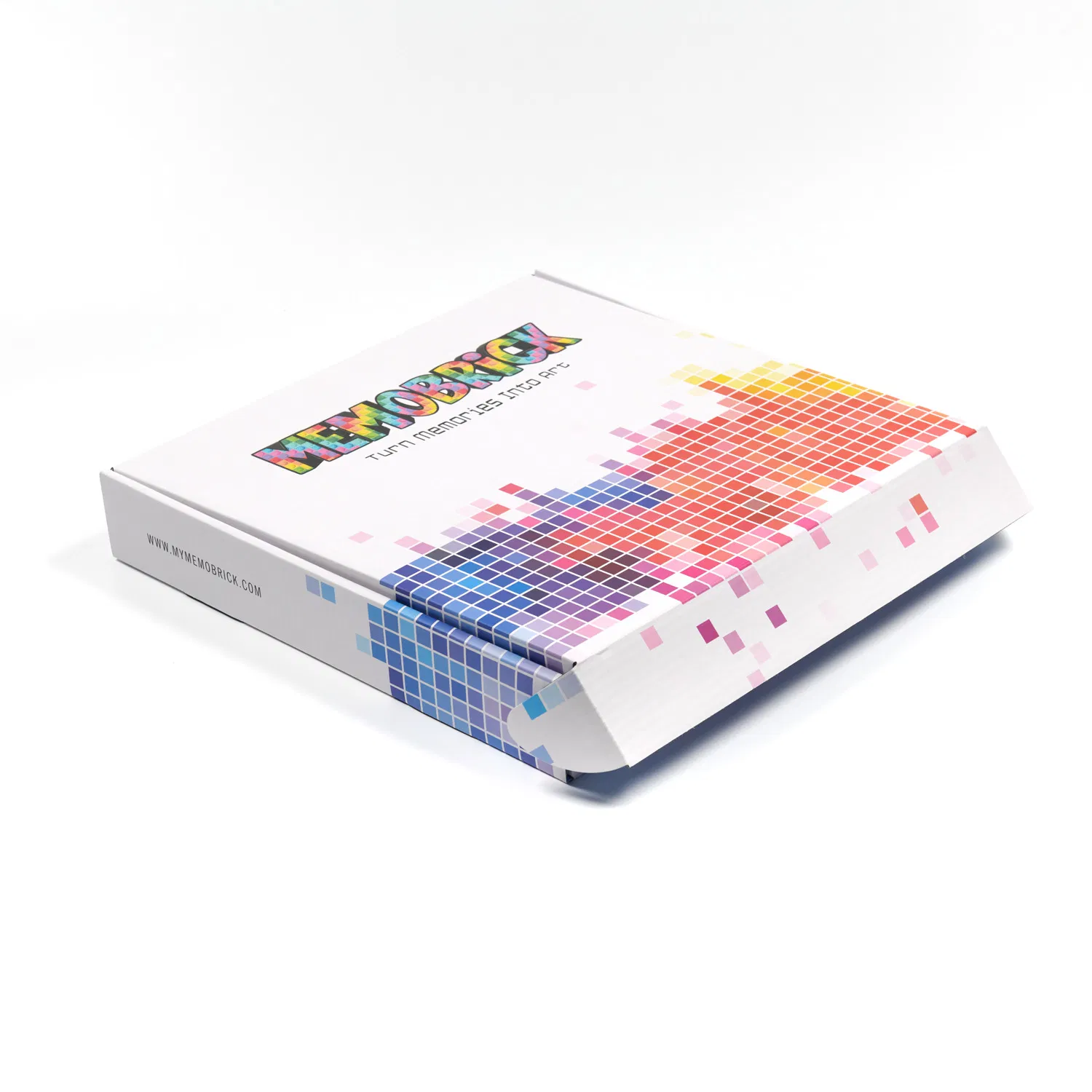 Custom Logo Colored Gold Foil Corrugated Paper Cosmetic Packing Box