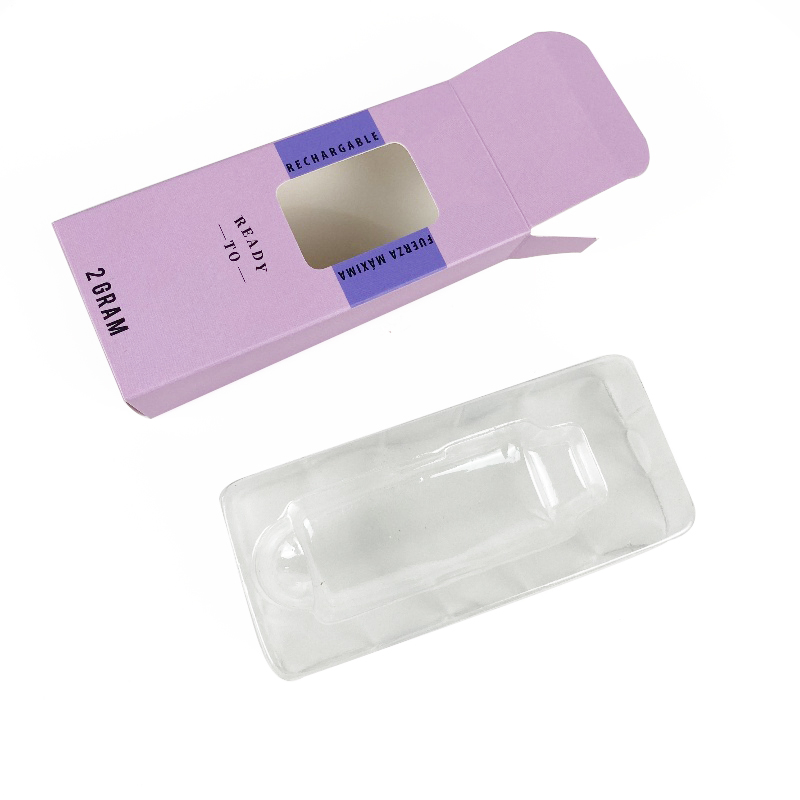 Custom Logo Child Proof 1ml Carts Paper Boxes Plastic Blister Tray 2g Package