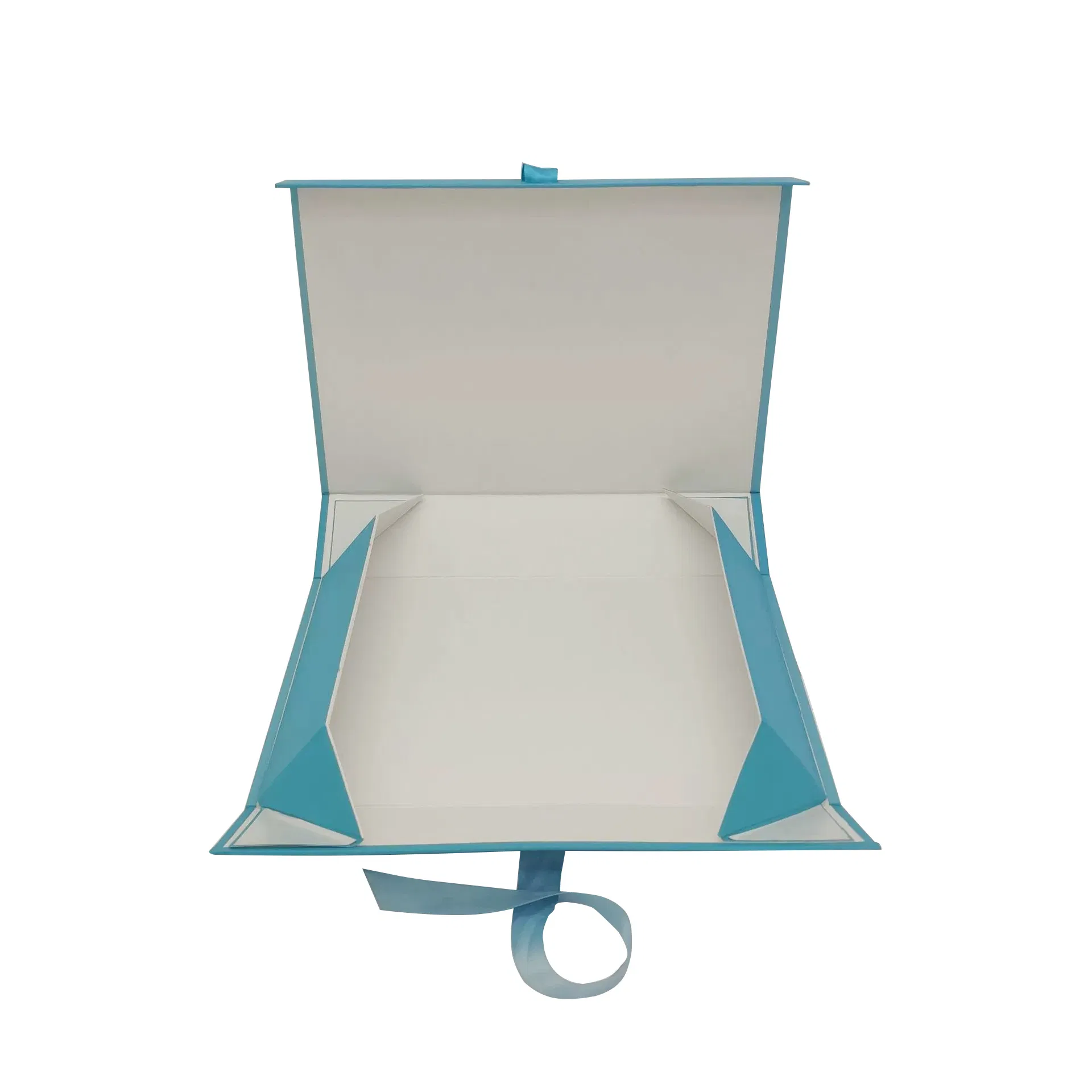 Custom Magnetic Box Foldable Rigid Package Boxes with Ribbon