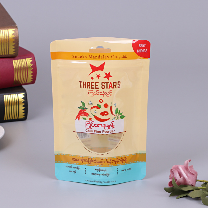 Polyethylene Disposable Mylar Recycle Plastic Pouch Ziplock Doy Packing Bag Packaging Aluminum Film Pouch Doypack Coffee Tea Food Reclosable Bag Packet Package