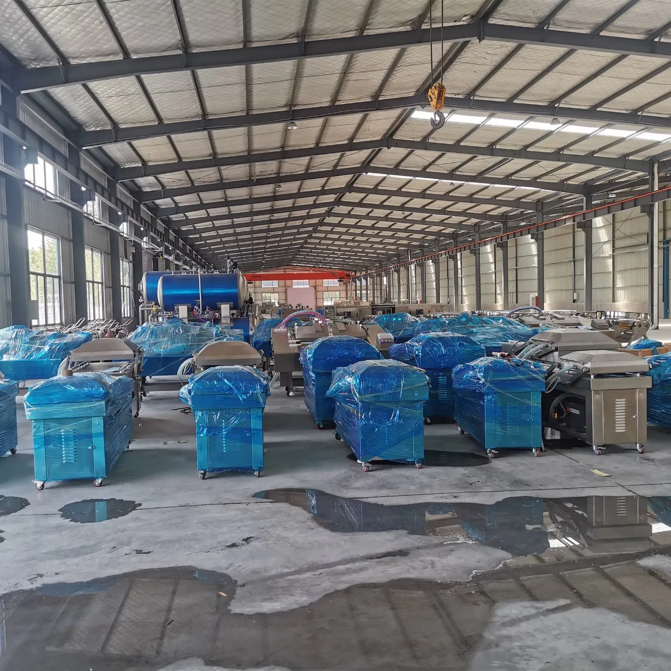 Vegetable Fruit Package Chicken Lamb Beef Meat Double Chamber Vacuum Package Machine