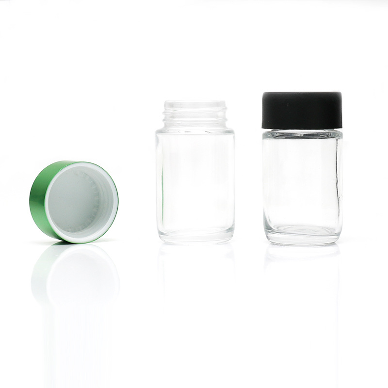Cbd Pre Rolls Glass Jar with Lids Edible Package Supplier
