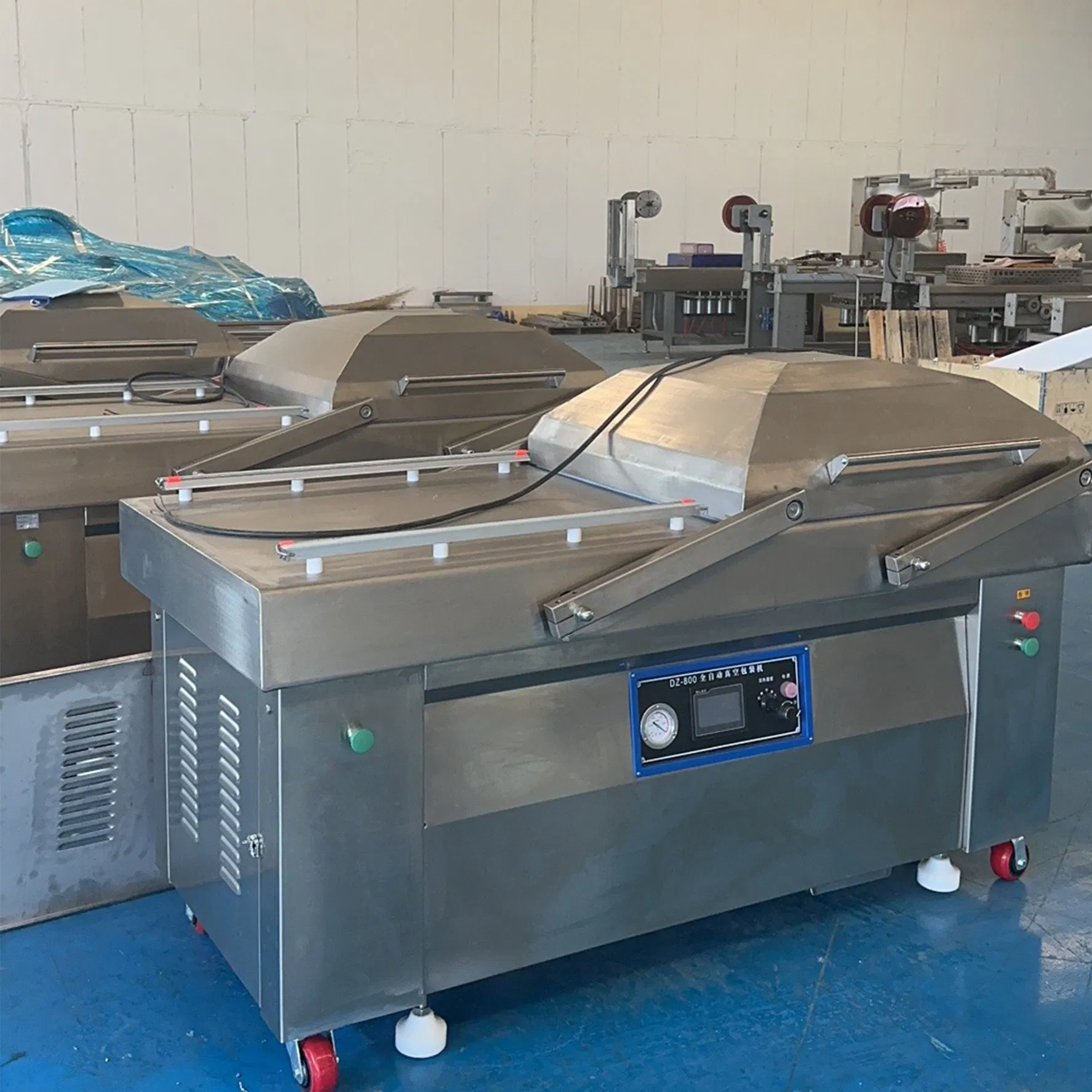 Vegetable Fruit Package Chicken Lamb Beef Meat Double Chamber Vacuum Package Machine
