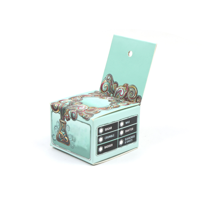 Colorful Package Paper Packaging 1ml Folding Slide Drawer 1g Disposable Cartridge Box