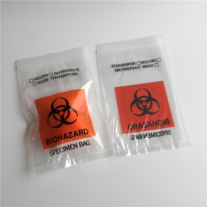 Popular Sales Clear Specimen Transport Biohazard Tube Package for Safety