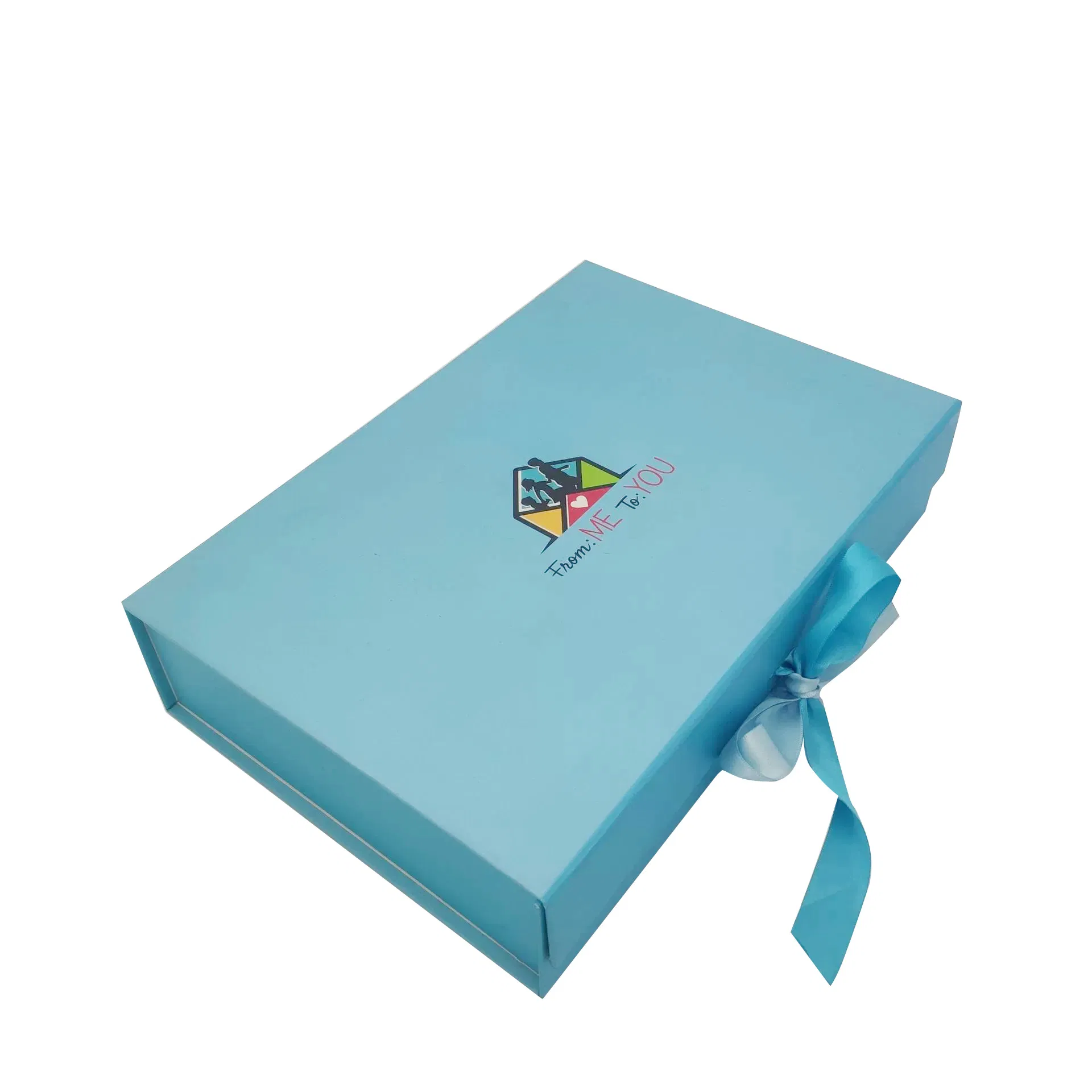 Custom Magnetic Box Foldable Rigid Package Boxes with Ribbon